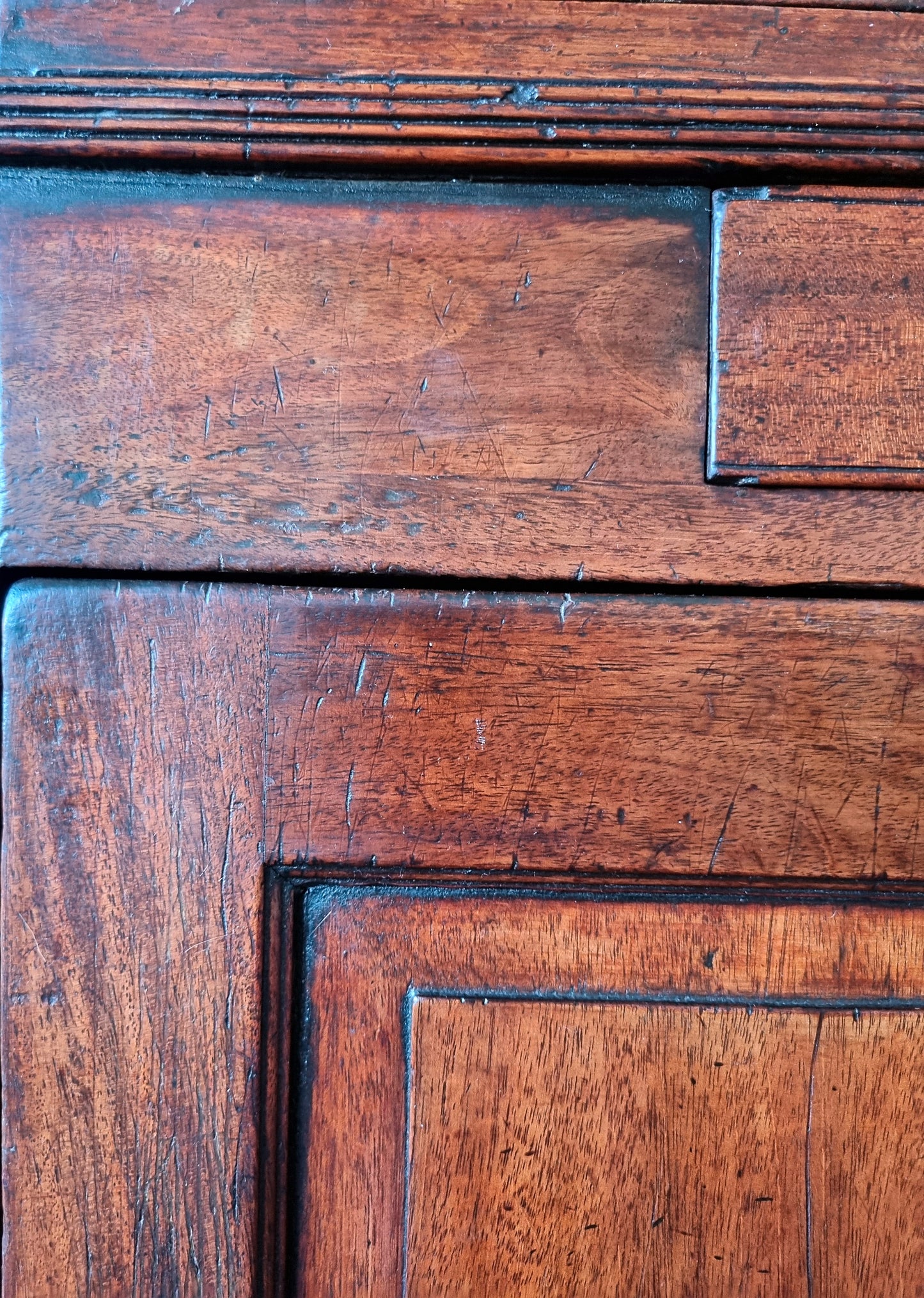 George IV Mahogany Corner Display Cabinet 19th Century