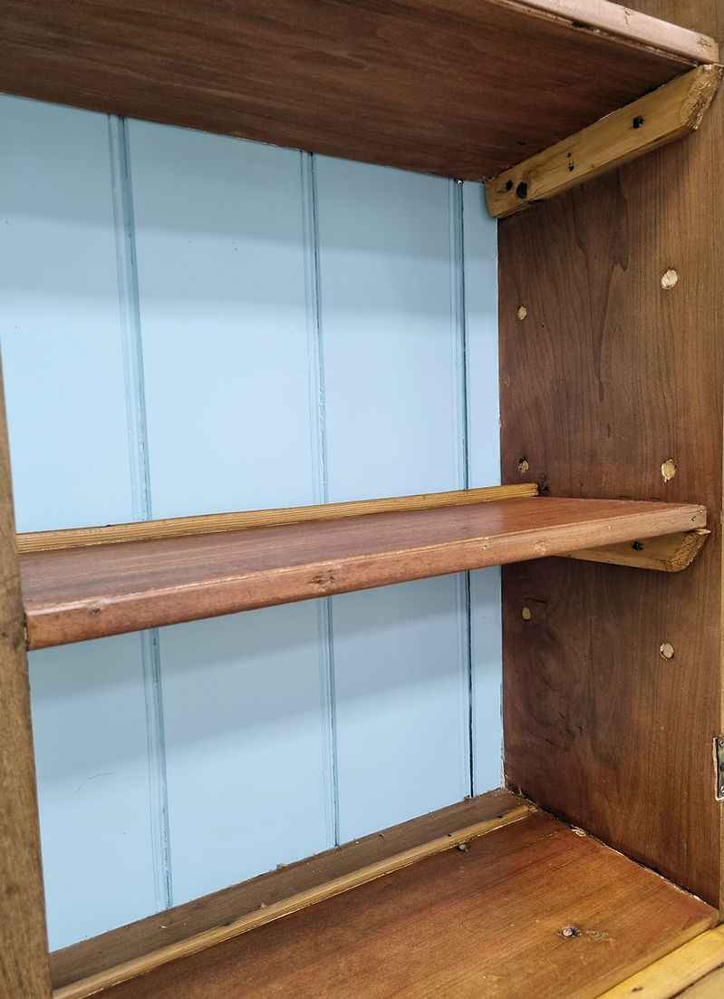 Antique Pine Housekeeper's Dresser Pantry Larder Cabinet