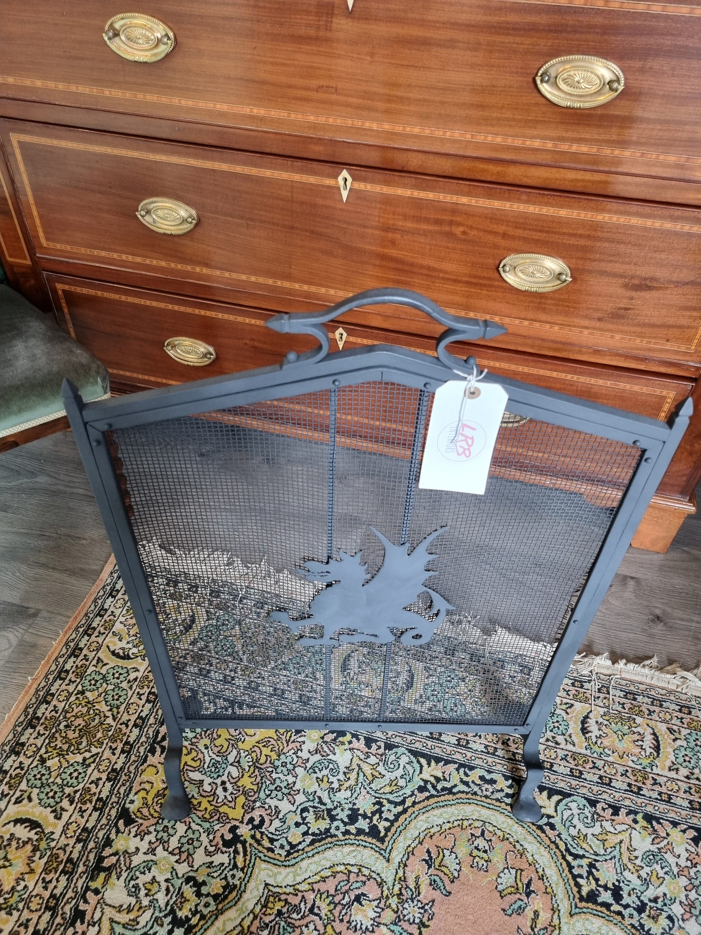 Vintage Fire Guard Screen