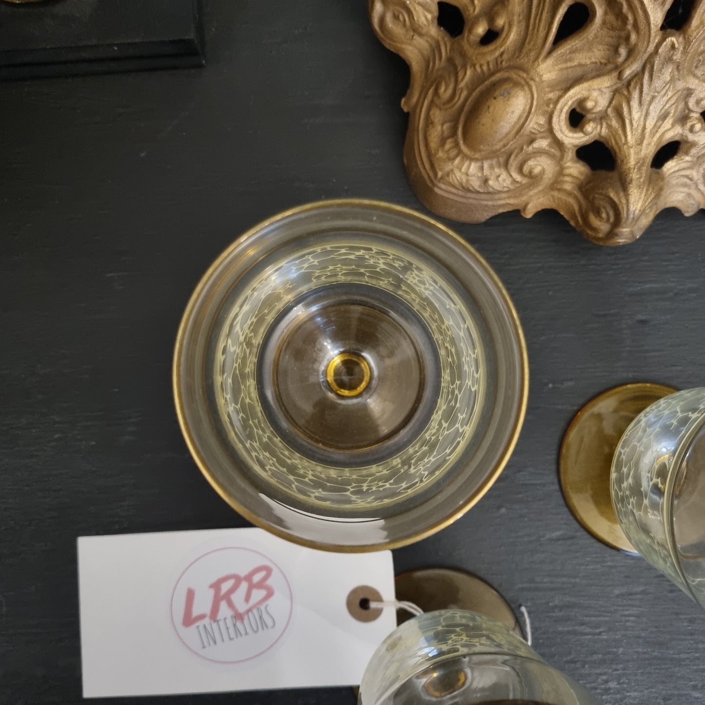 Vintage Bohemian Drinking Glass Set