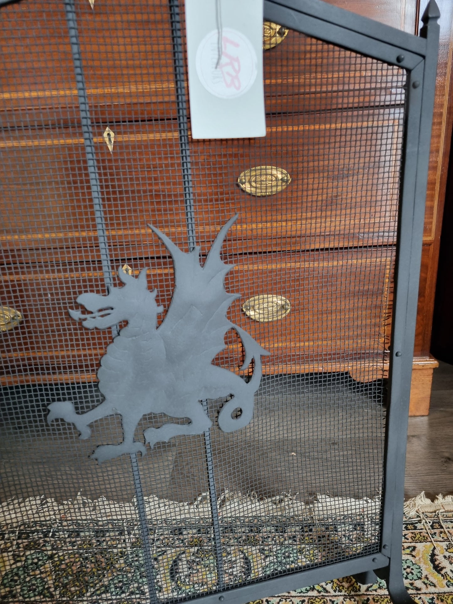 Vintage Fire Guard Screen