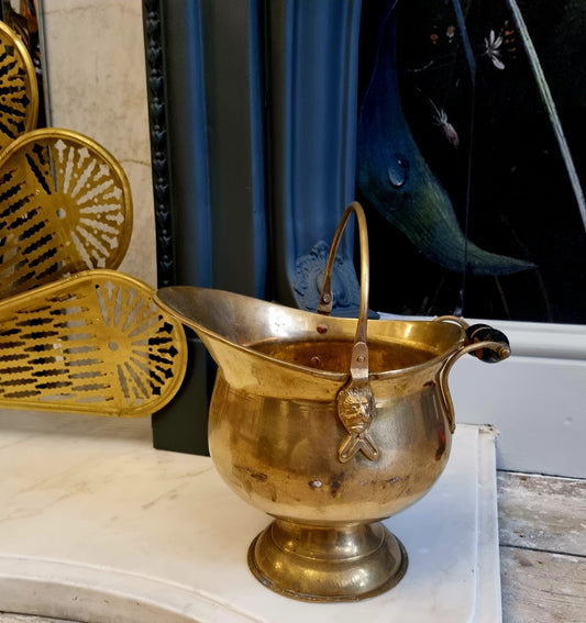 Brass Coal Scuttle Bucket - LRBinteriors