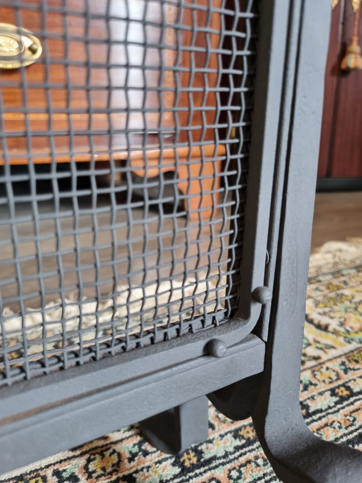 Vintage Fire Guard Screen