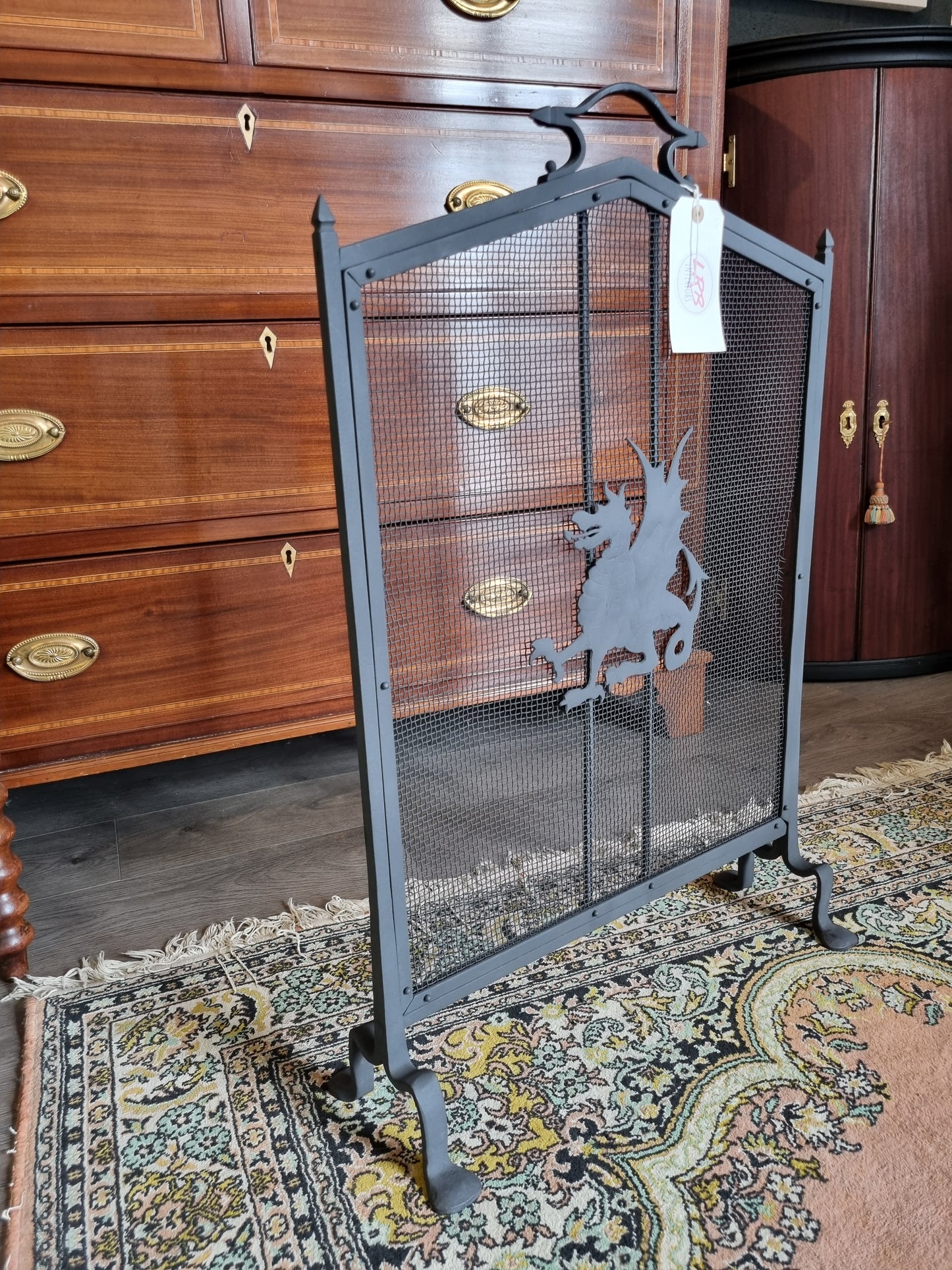 Vintage Fire Guard Screen