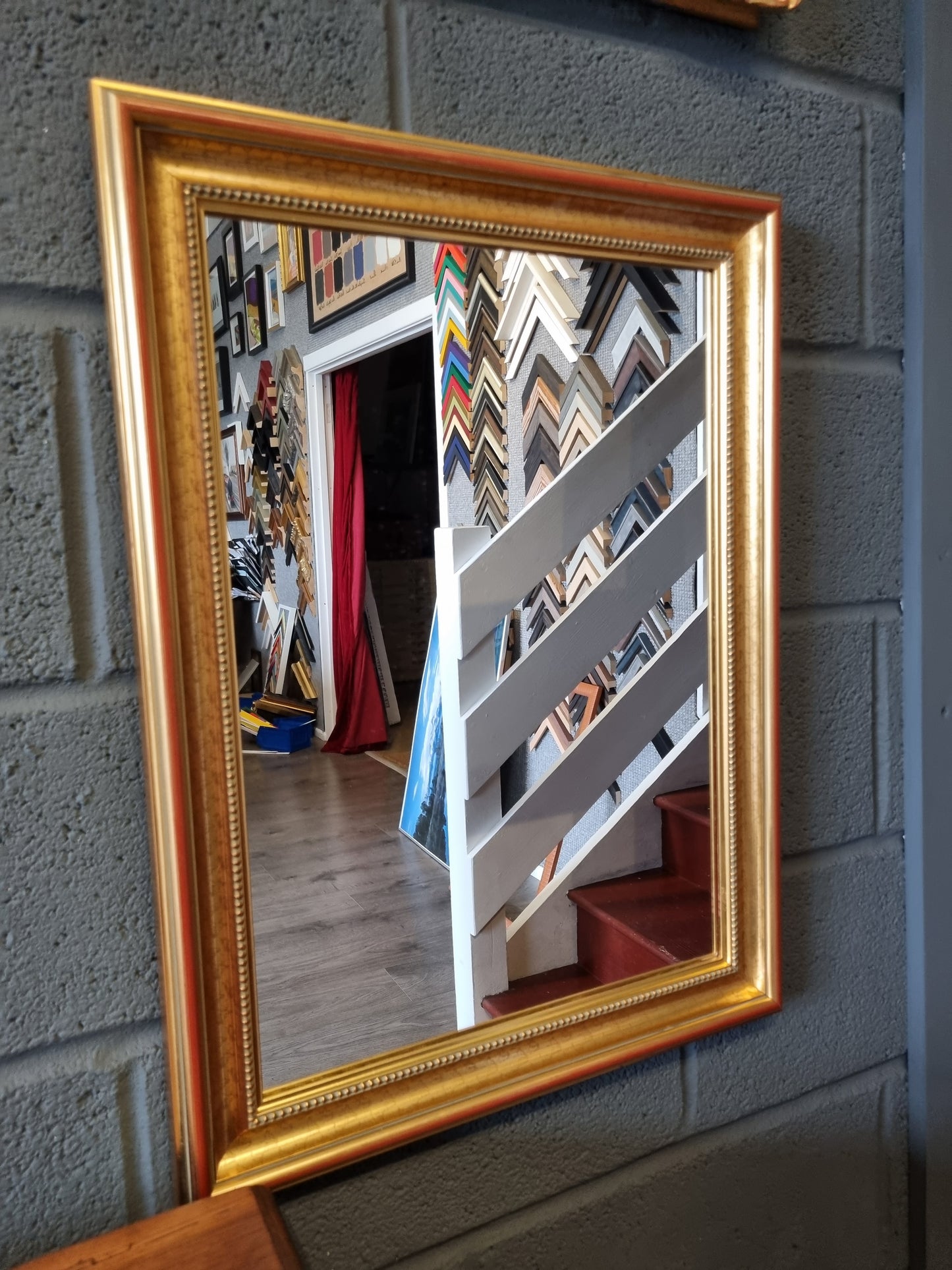 Vintage Gold Bespoke Mirror | Ornate Framed Wall Mirror | Elegant Gilt Home Decor