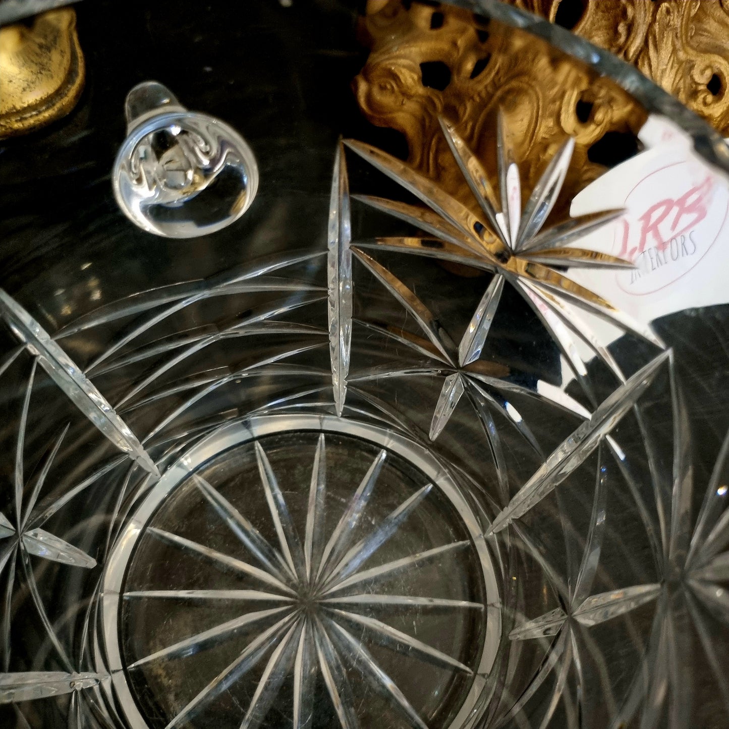Crystal Cut Glass Champagne Bucket Wine Cooler - LRBinteriors