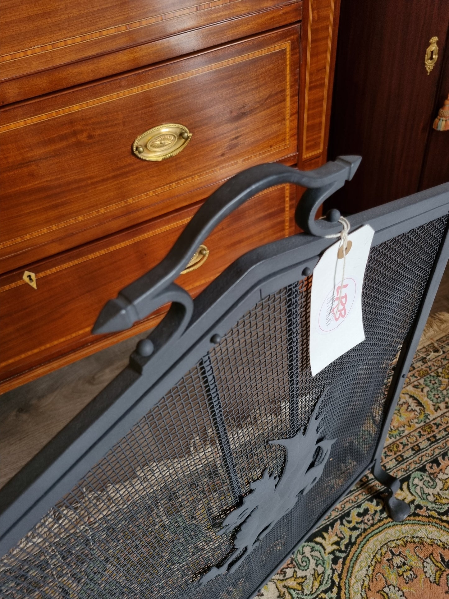 Vintage Fire Guard Screen