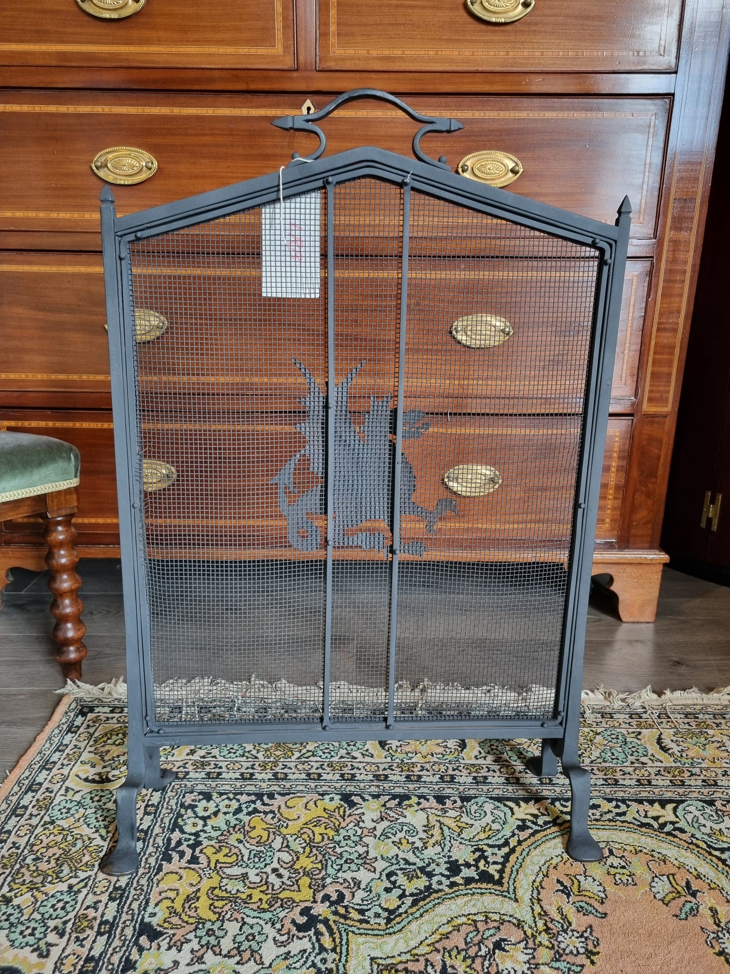 Vintage Fire Guard Screen