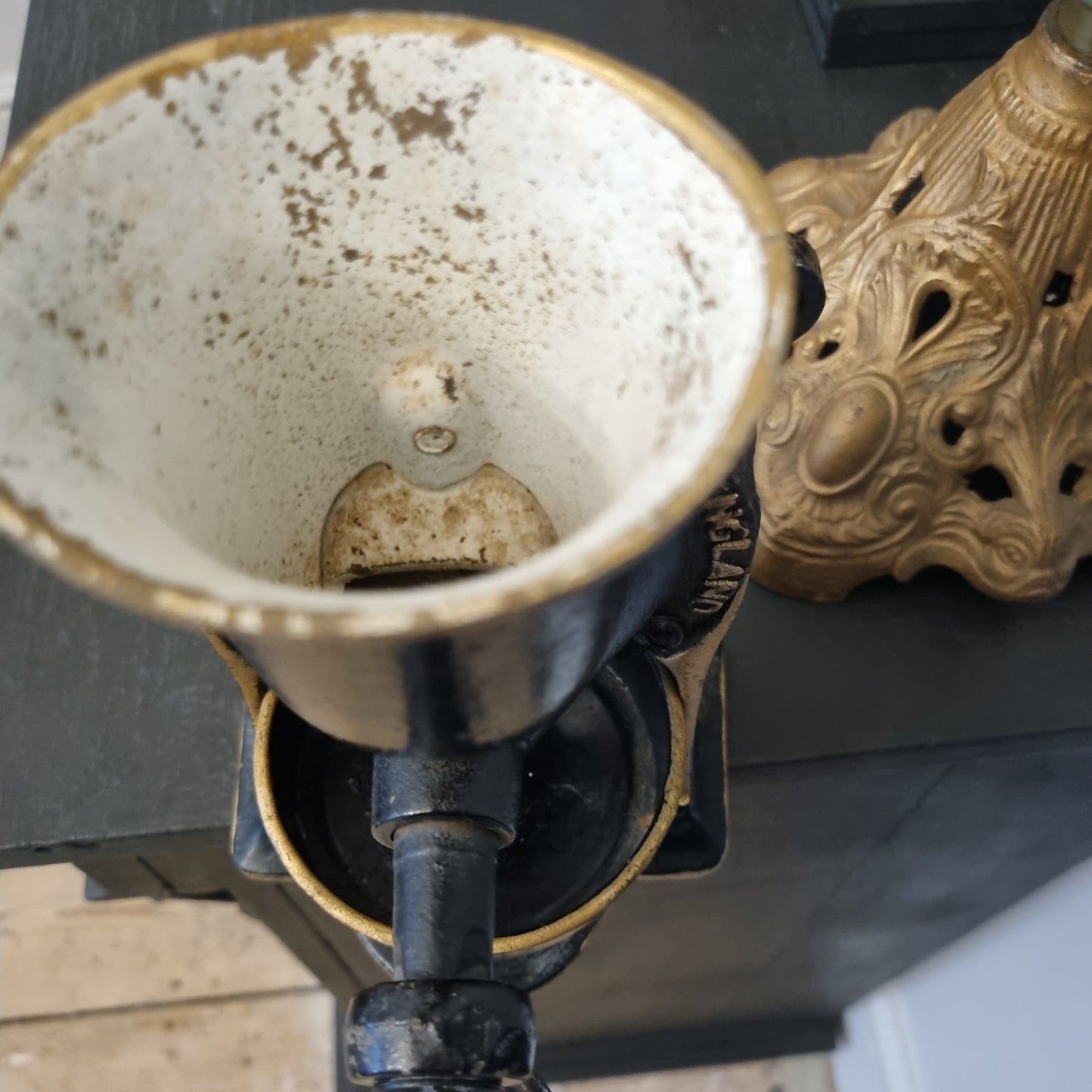 Coffee Grinder Spong & Co Ltd England No.2 With Tray
