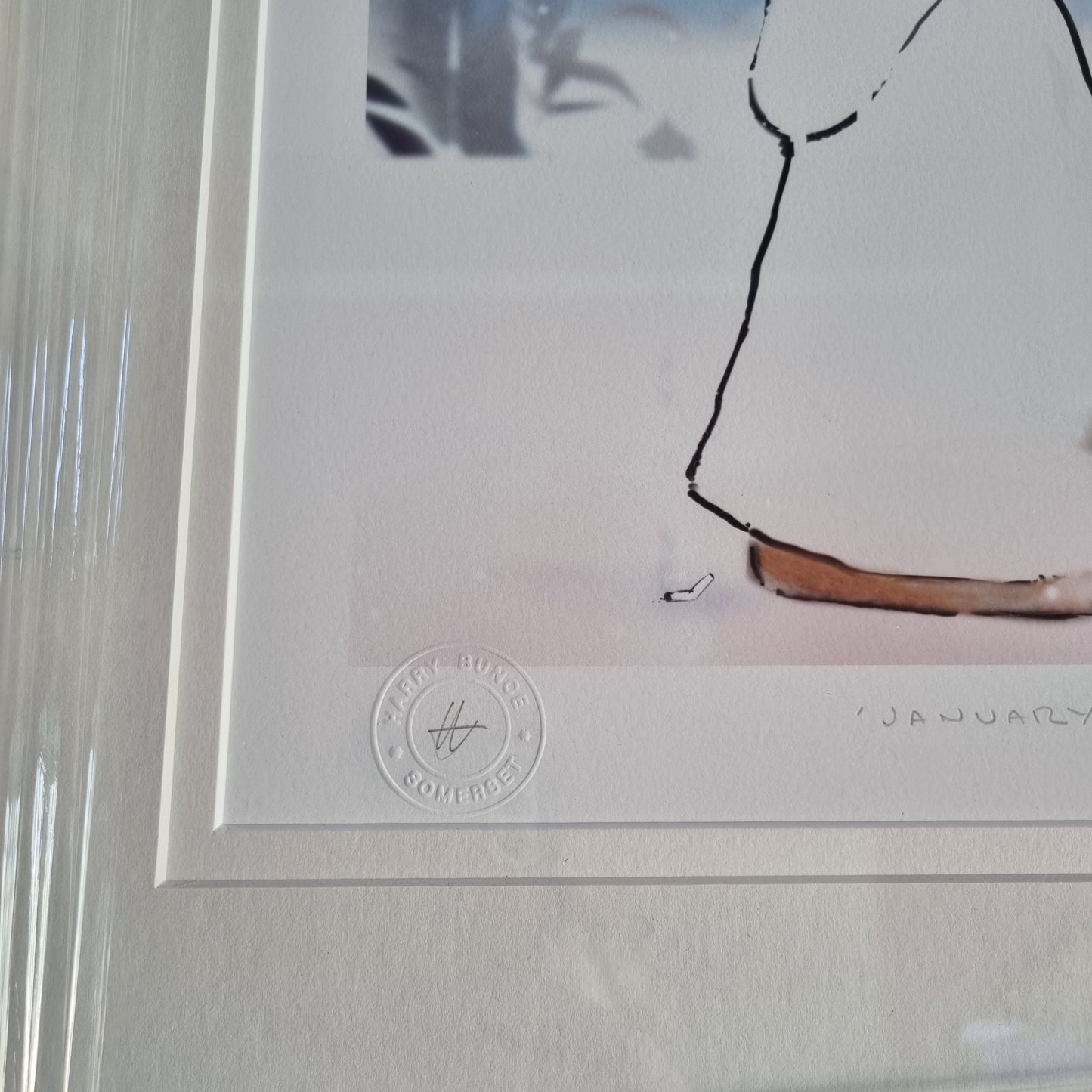Harry Bunce - The Happy Year - January Artist Print Signed Numbered Framed - LRBinteriors