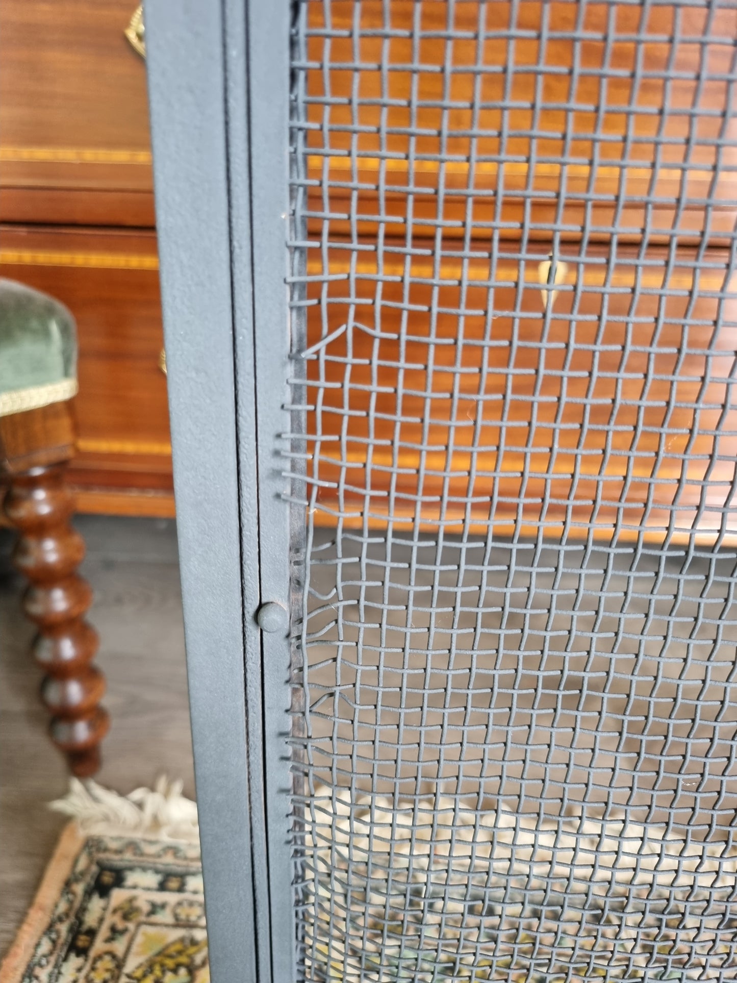 Vintage Fire Guard Screen
