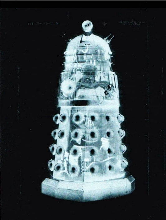 Exterminate Dalek X-Ray JJ Adams Limited Edition Print Framed Signed Artwork - LRBinteriors