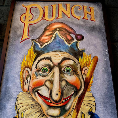 Funfair Fairground Circus Painting Punch Sign