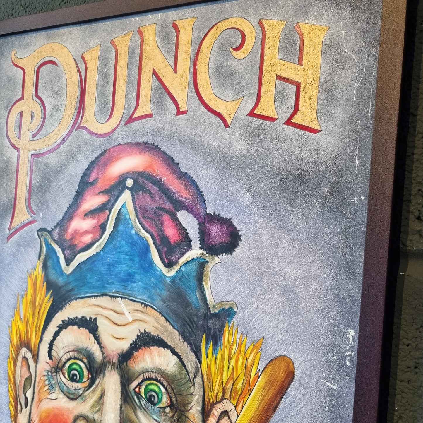 Funfair Fairground Circus Painting Punch Sign