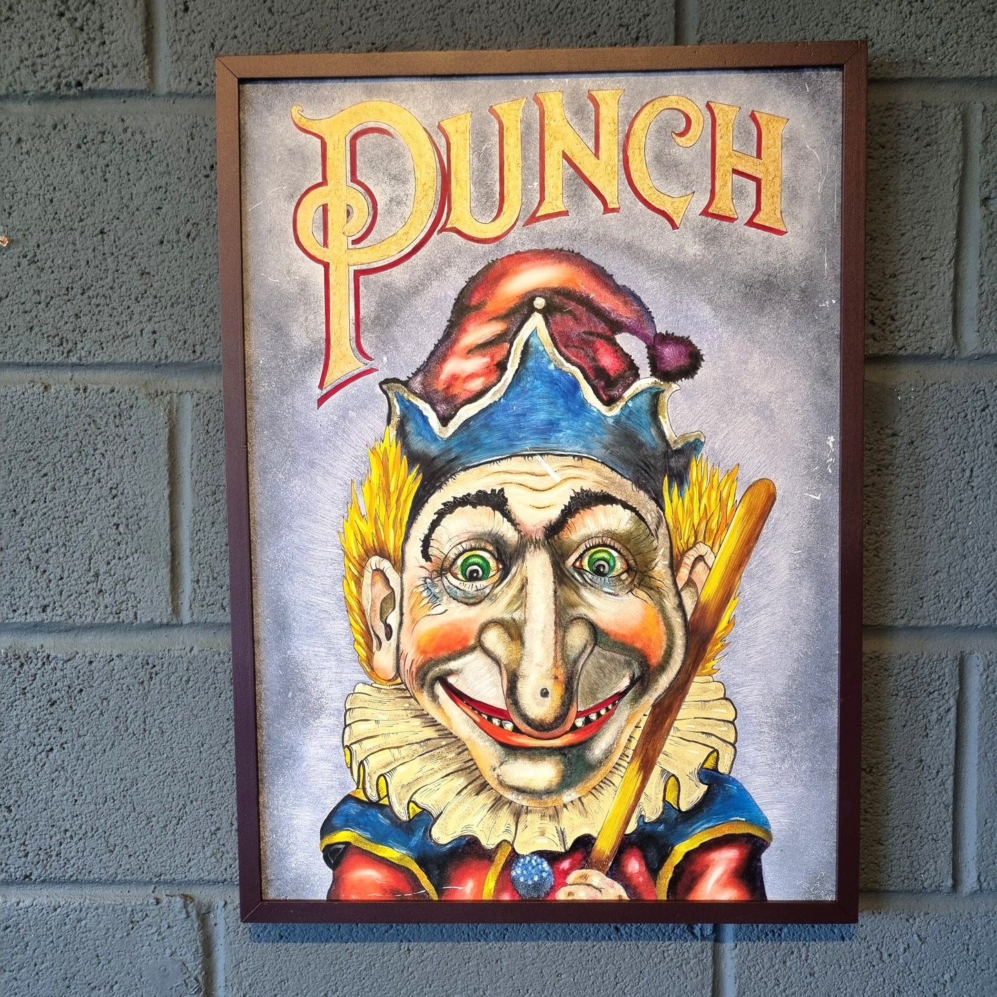 Funfair Fairground Circus Painting Punch Sign