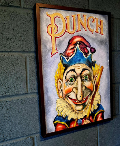 Funfair Fairground Circus Painting Punch Sign