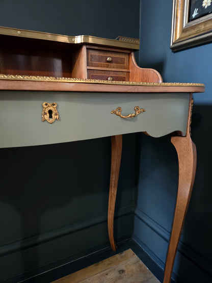 Vintage writing desk ladies' secretary Empire Louis XV style - LRBinteriors