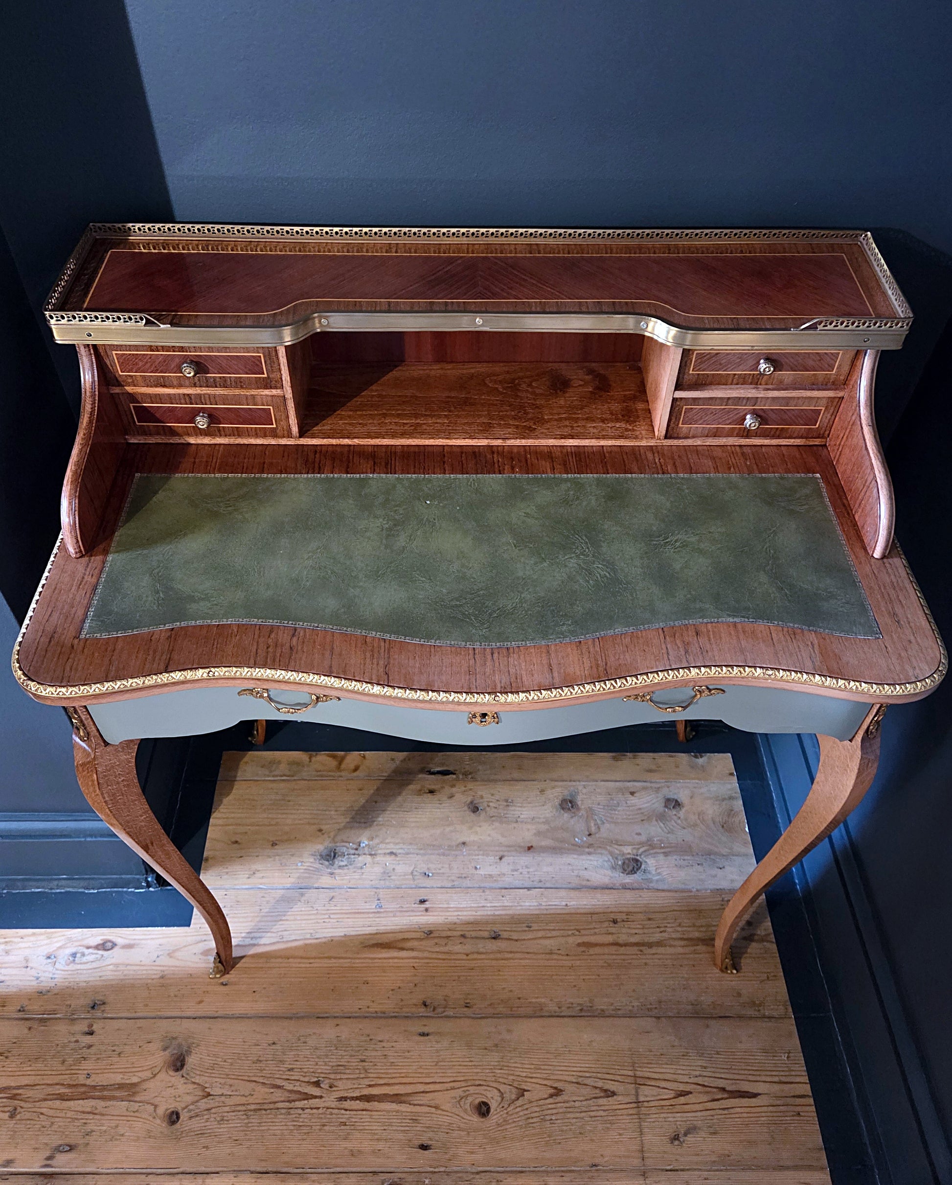Vintage writing desk ladies' secretary Empire Louis XV style - LRBinteriors