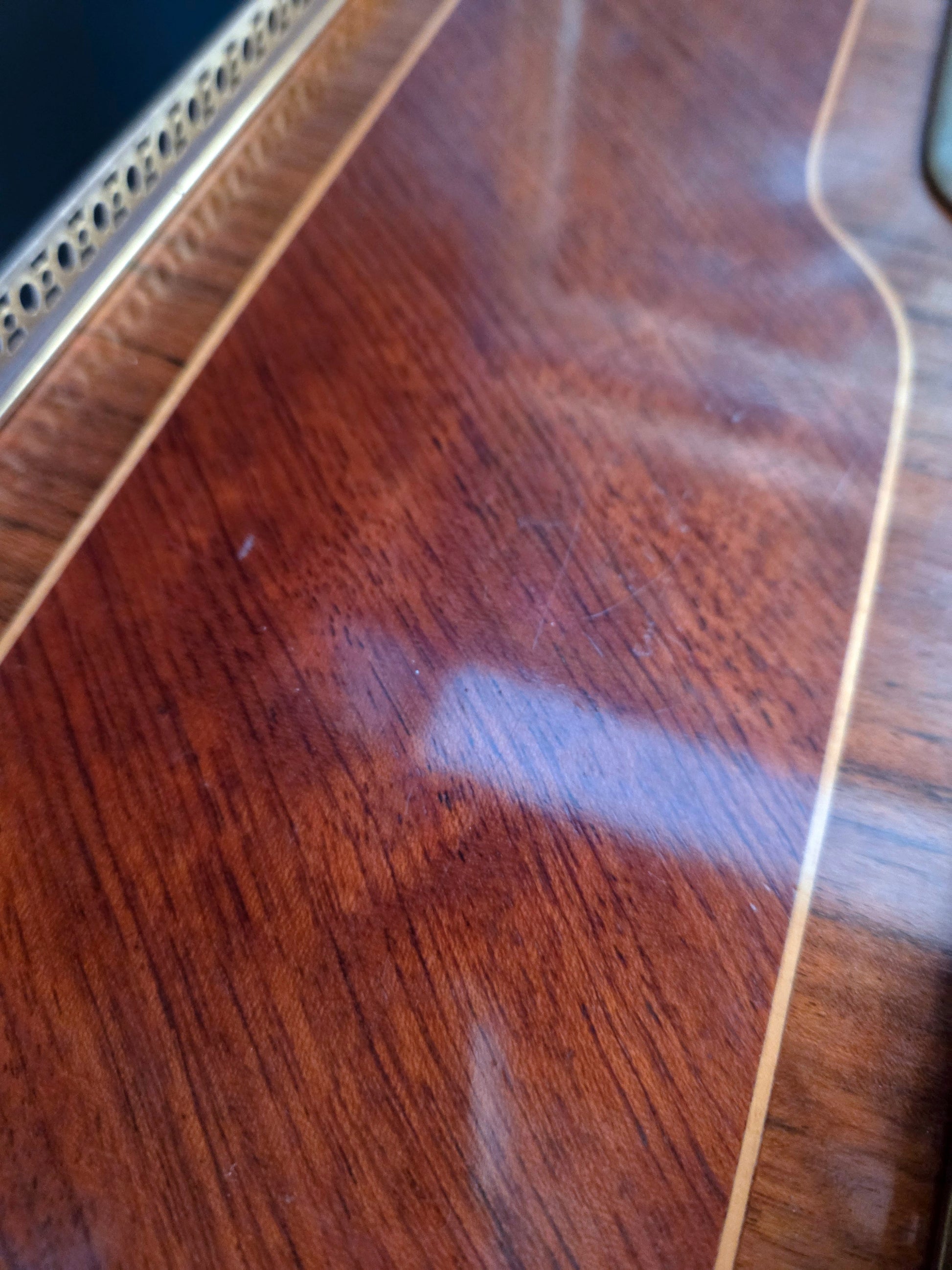 Vintage writing desk ladies' secretary Empire Louis XV style - LRBinteriors