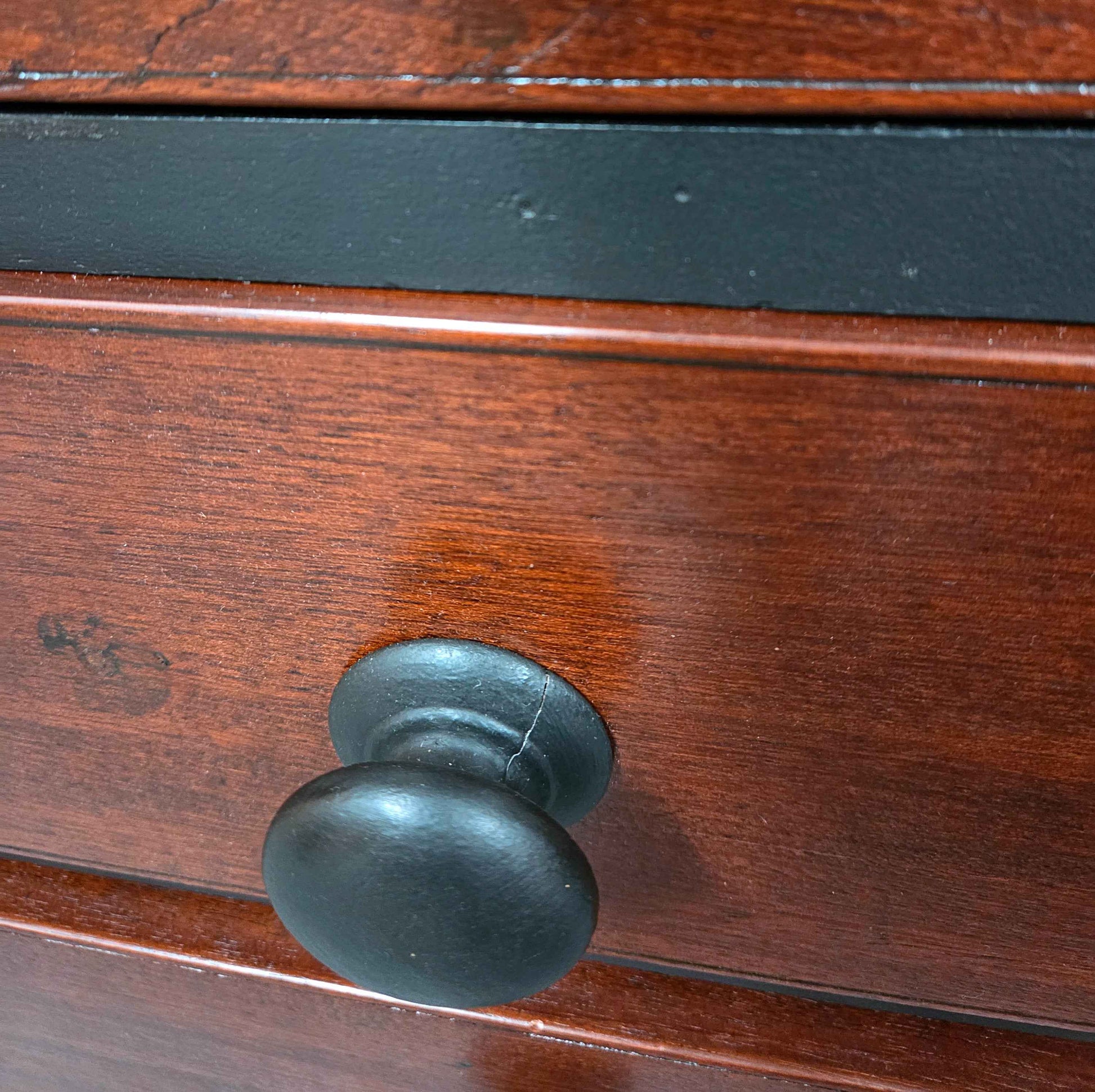Antique Mahogany Georgian Writing Bureau Bookcase