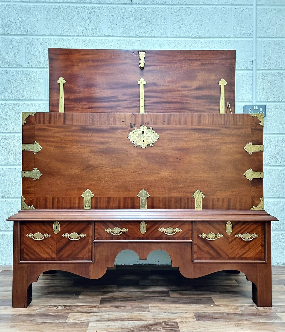 Antique Chest of Drawers Rosewood Mules/Dowry/Coffer Trunk Housekeeper's Cabinet - LRBinteriors