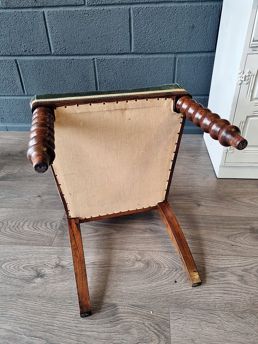 Victorian Nursing Antique Hall Bedroom Chair - LRBinteriors