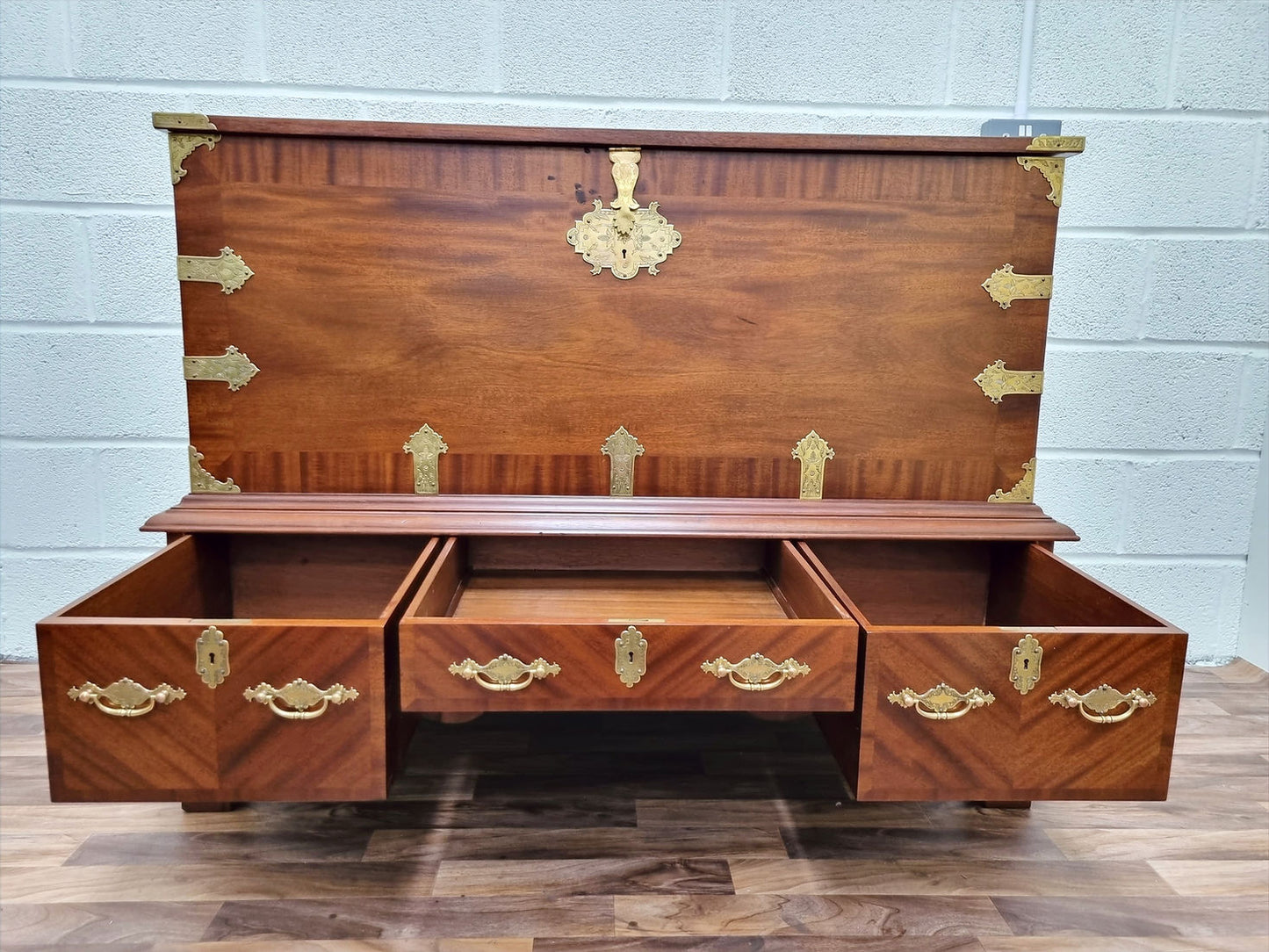 Antique Chest of Drawers Rosewood Mules/Dowry/Coffer Trunk Housekeeper's Cabinet - LRBinteriors