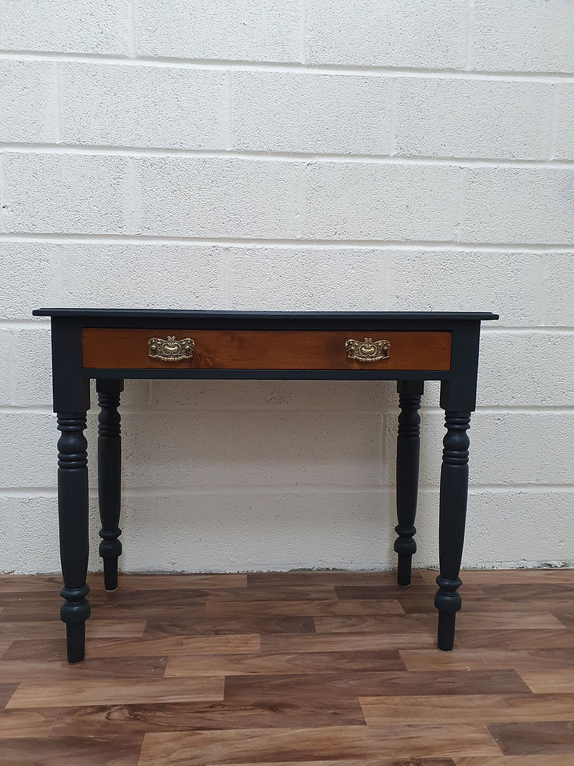 Antique Victorian Console Table Small Desk - LRBinteriors