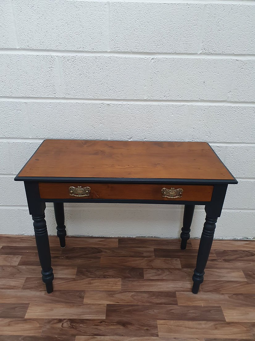 Antique Victorian Console Table Small Desk - LRBinteriors