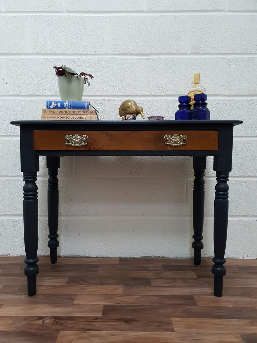 Antique Victorian Console Table Small Desk - LRBinteriors