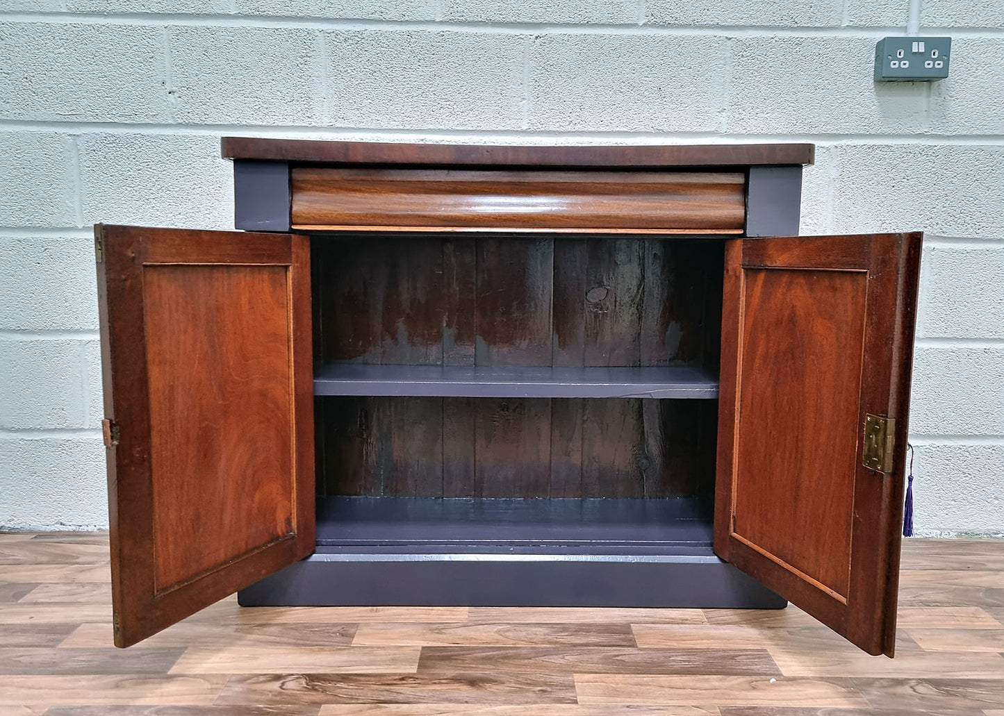 Antique Victorian Chiffonier with Mirror Sideboard - LRBinteriors