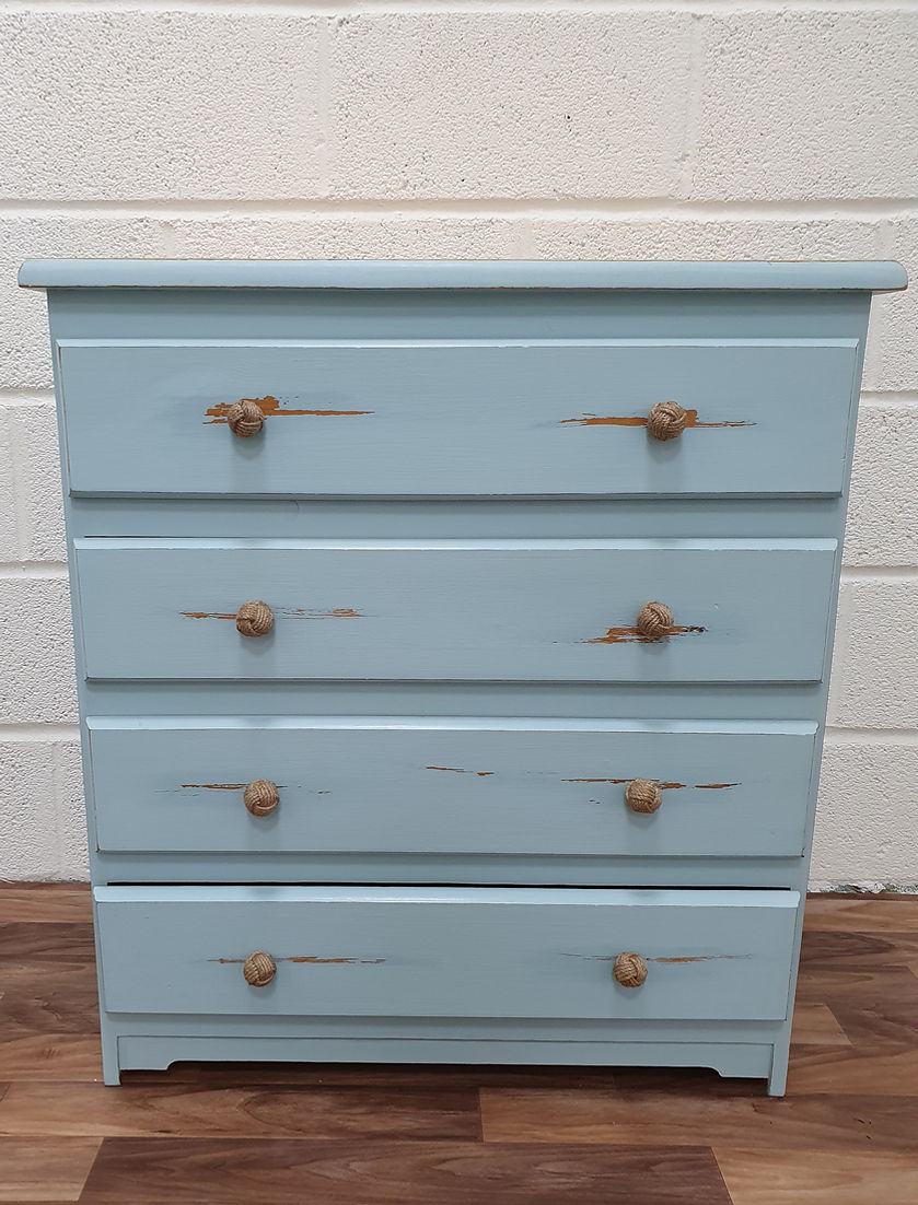 Chest of Drawers and Bedside Table Set Shabby Chic - LRBinteriors