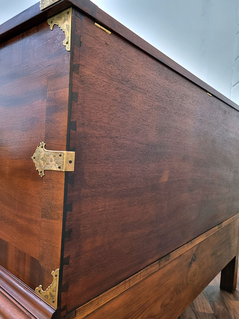 Antique Chest of Drawers Rosewood Mules/Dowry/Coffer Trunk Housekeeper's Cabinet - LRBinteriors