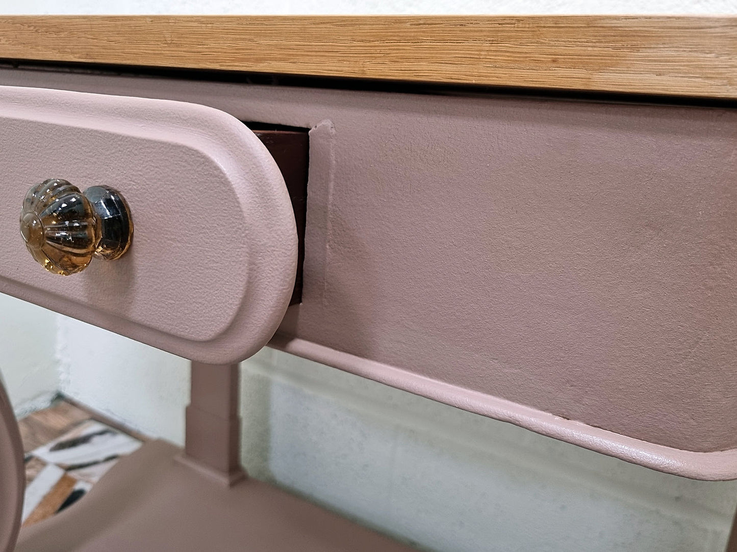 Antique Victorian Washstand Vanity Console Dressing Table with Drawer - LRBinteriors