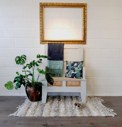 Antique Monks Bench Shabby Chic - LRBinteriors