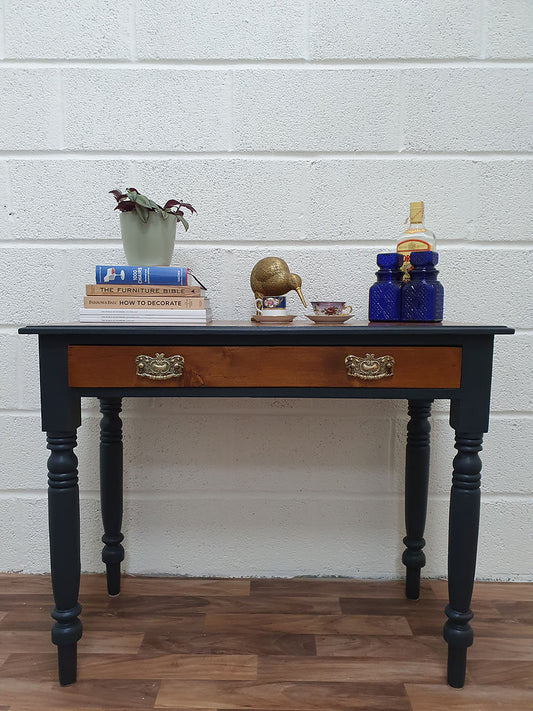 Antique Victorian Console Table Small Desk - LRBinteriors