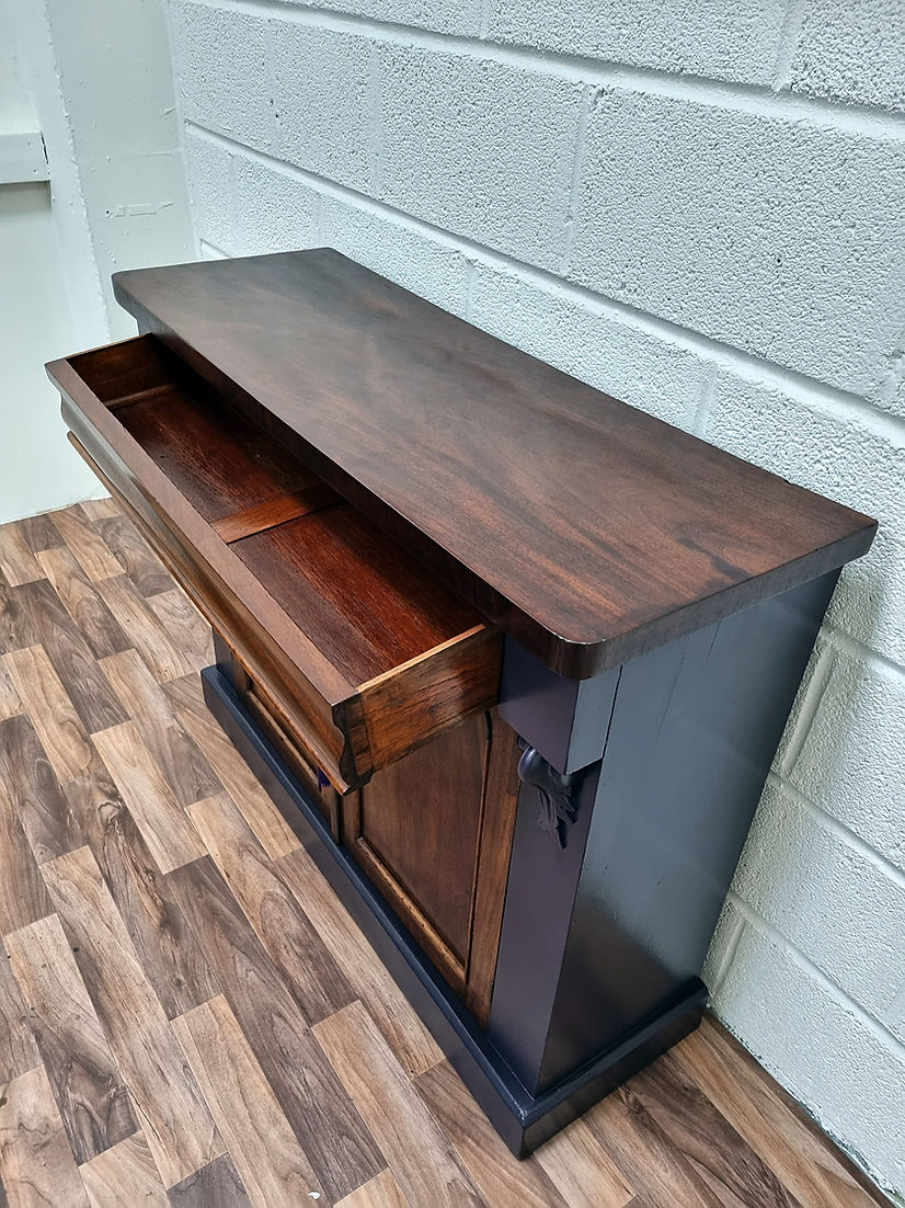 Antique Victorian Chiffonier with Mirror Sideboard - LRBinteriors