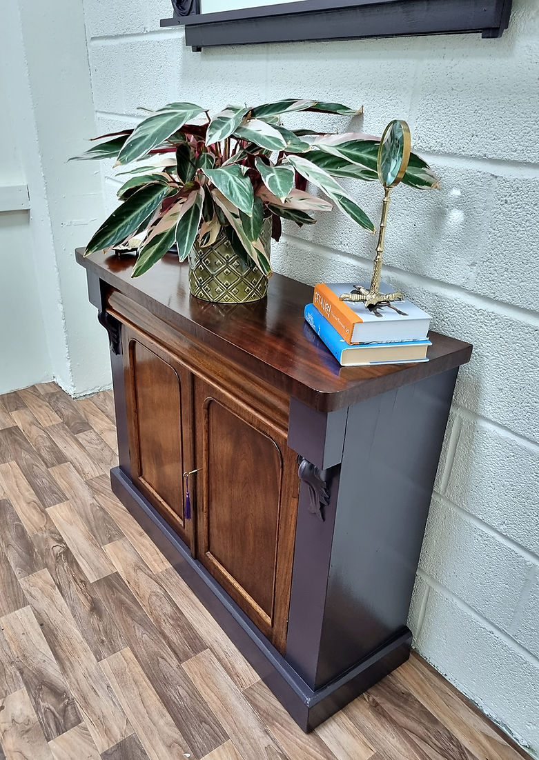 Antique Victorian Chiffonier with Mirror Sideboard - LRBinteriors