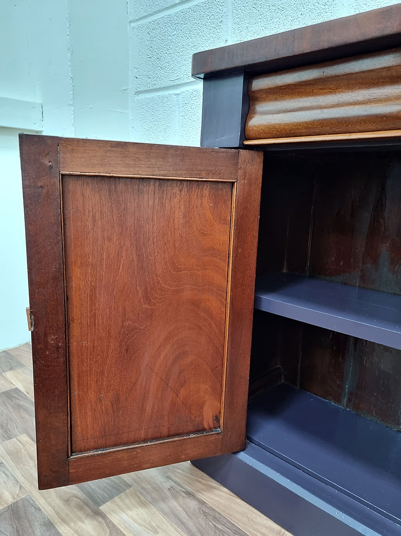 Antique Victorian Chiffonier with Mirror Sideboard - LRBinteriors