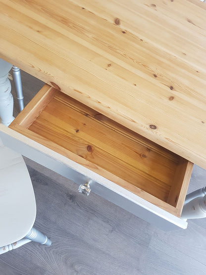 Kitchen Pine Table and Four Chairs - LRBinteriors