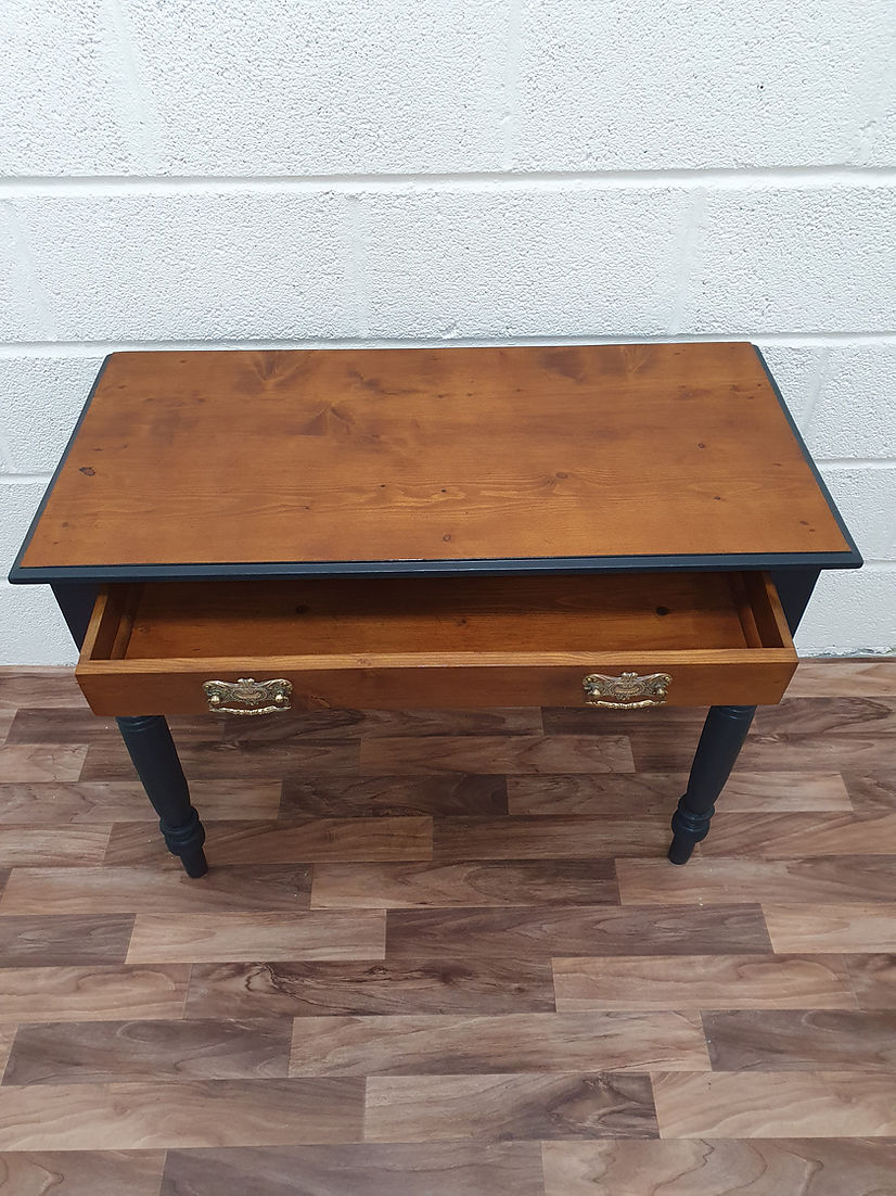 Antique Victorian Console Table Small Desk - LRBinteriors