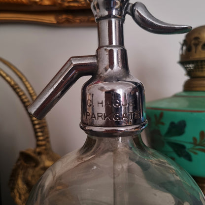 Vintage Glass Soda Syphon