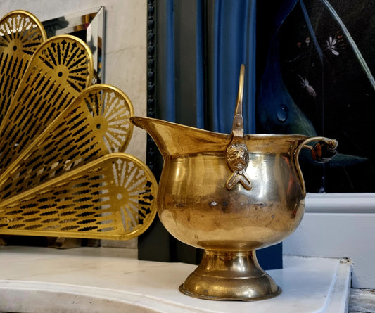 Brass Coal Scuttle Bucket