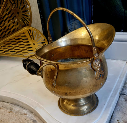 Brass Coal Scuttle Bucket