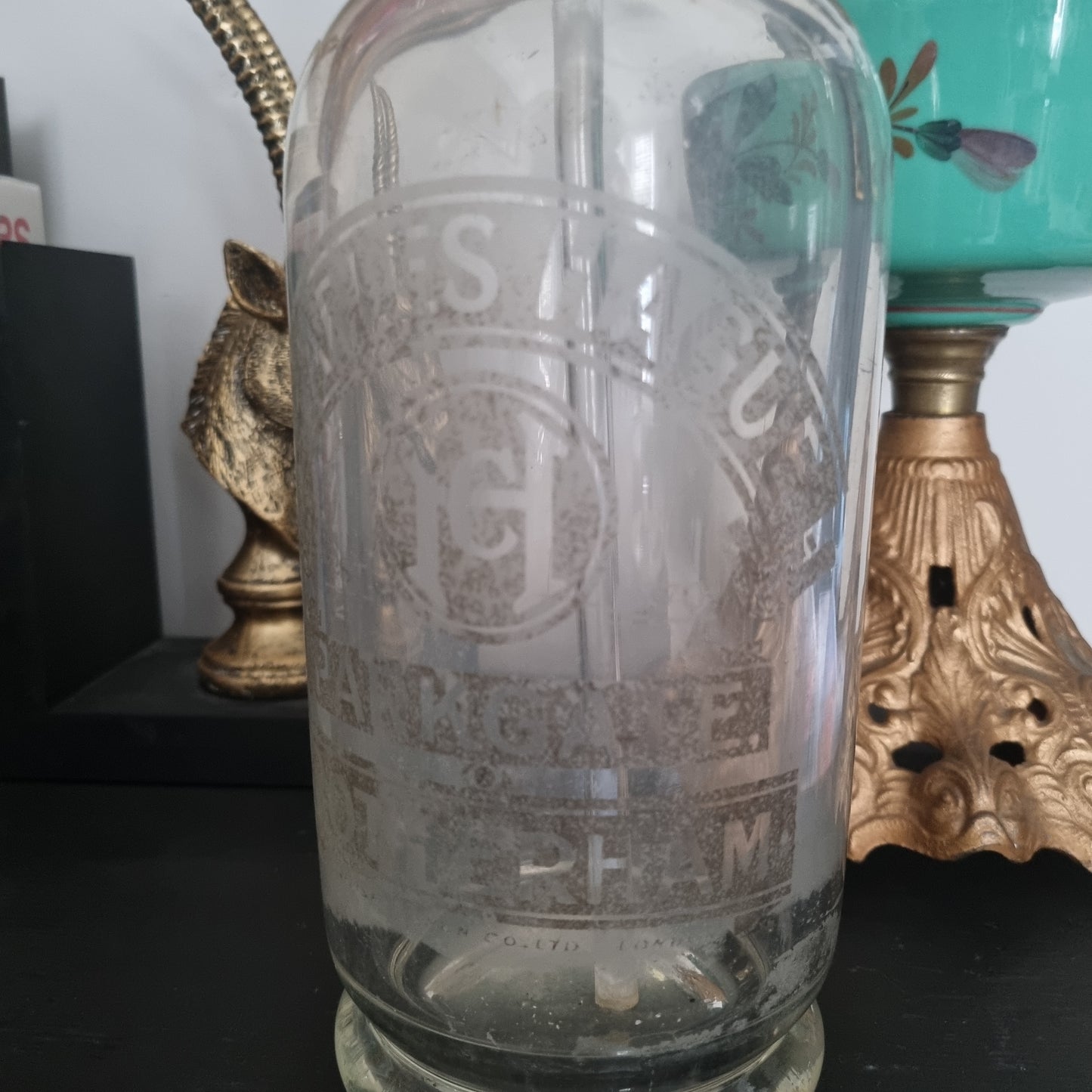 Vintage Glass Soda Syphon